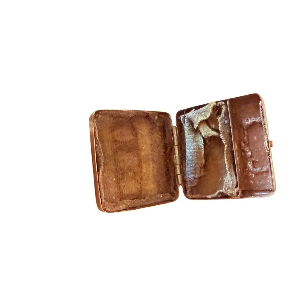Vintage Brass Metal Cases & Accessories Lot MCM Estate
